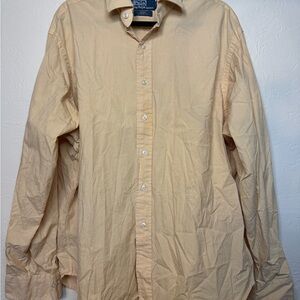 Ralph Lauren Men's Yellow Button Down Shirt
